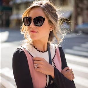 SOLD**MIUMIU NOIR CATEYE SUNGLASSES **SOLD